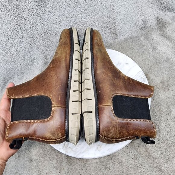 Cole Haan Shoes Mens Size 7.5 Brown Leather Zero Grand Chelsea Boots *Read* main image 8